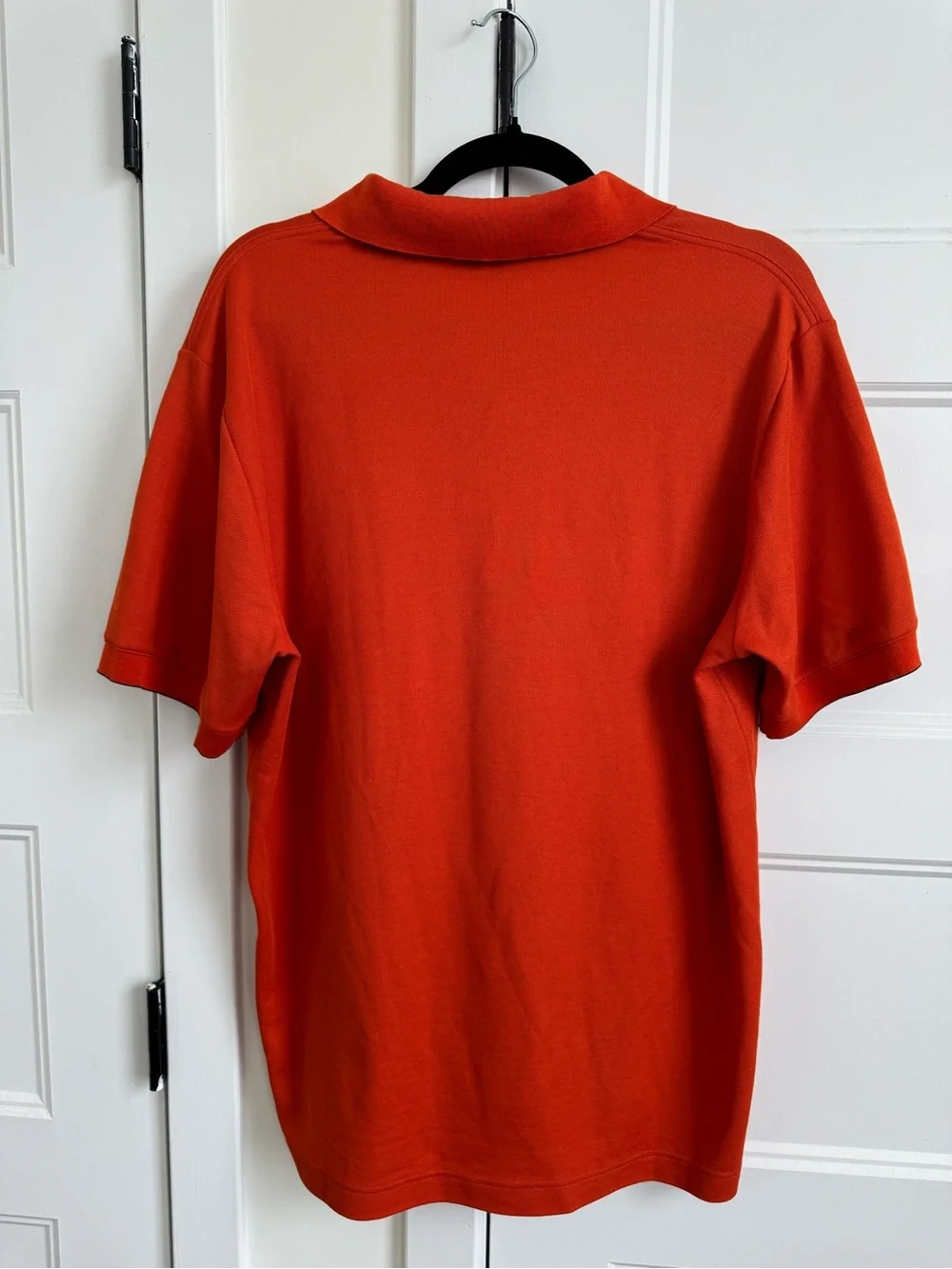 Hermès Sellier Button Stretch Pique Short Sleeve Men’s Polo ~ Made in Italy